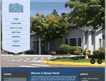 Tablet Screenshot of olympicpointeapartments.com